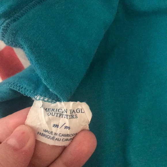 Reversible Turquoise American eagle tube top - Picture 5 of 6